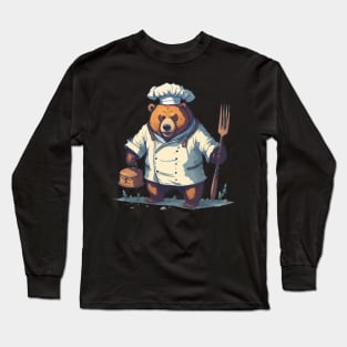 Bear Chef Long Sleeve T-Shirt